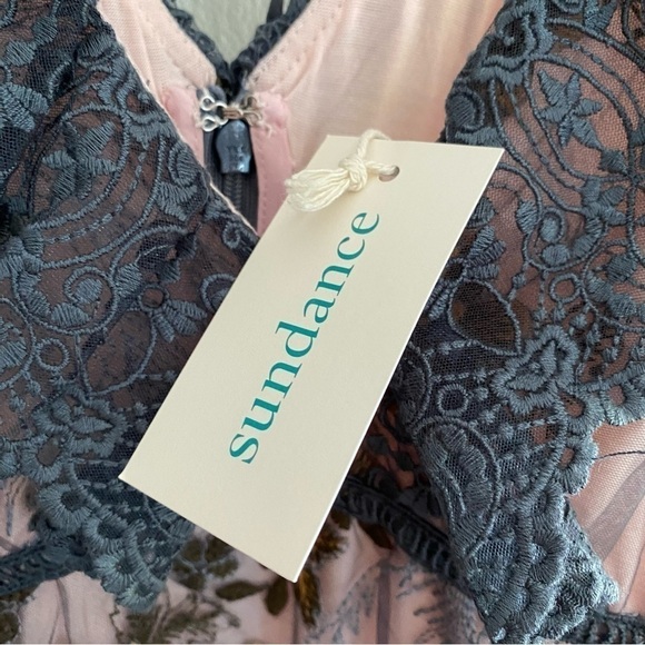 Sundance Lace Cardinal Embroidered Floral Dress - Picture 13 of 15